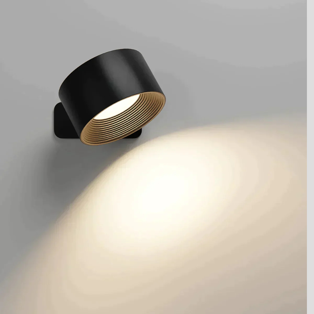Lampe murale LED rechargeable sans fil à 360°