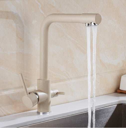 Phoen - Robinet de Cuisine avec Eau Filtrée Double Poignée