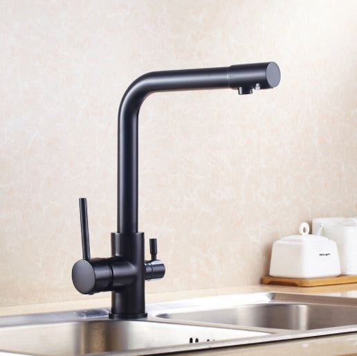Phoen - Robinet de Cuisine avec Eau Filtrée Double Poignée