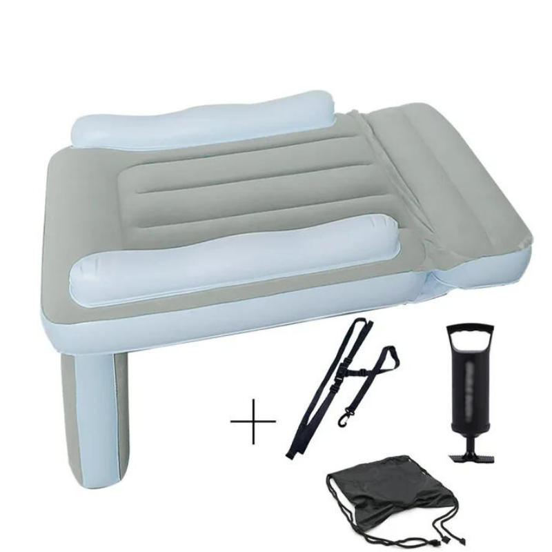LittleDreams - Lit de Voyage Gonflable pour Bébé avec Pompe à Main
