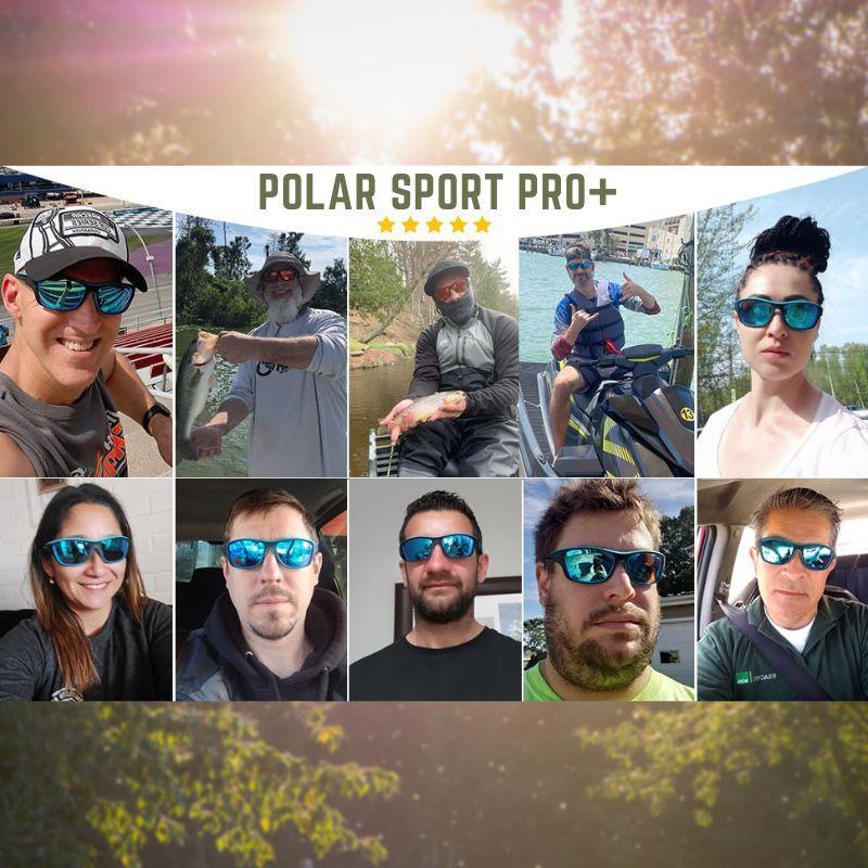 VisionPro - Lunettes de Sport Polaroïdes UV400 - Légères et Durables, Idéales pour l'Aventure