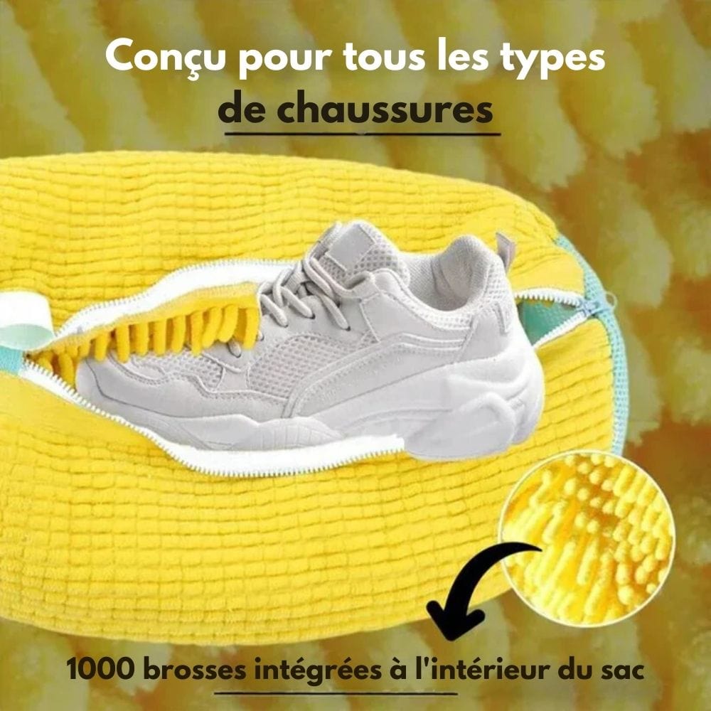 ShoeShine - Sac de Nettoyage Rapide pour Chaussures en Profondeur