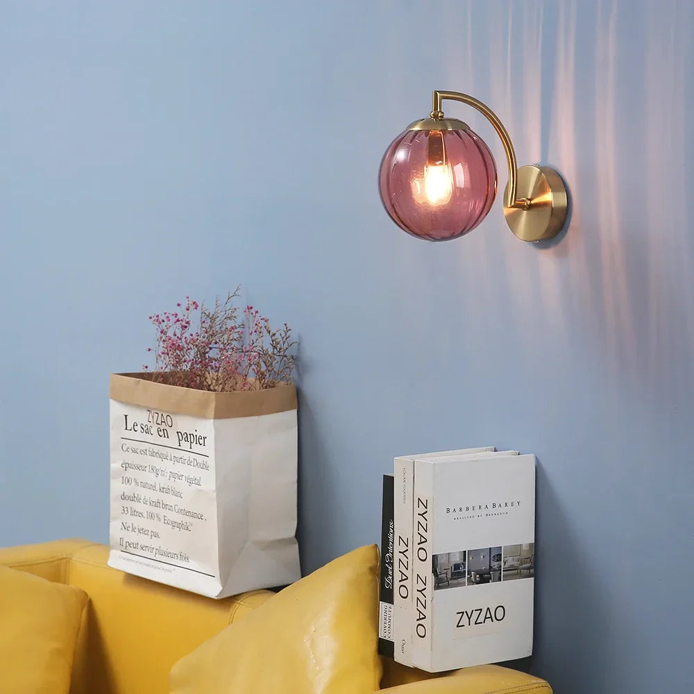 ÉclatLum - Lampe Murale en Verre Moderne pour Ambiance Élégante