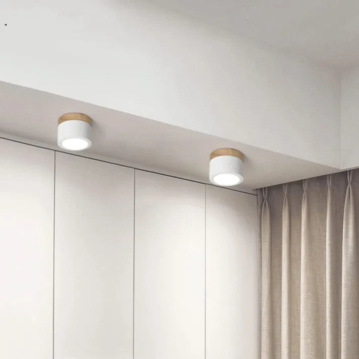 LumiZénith - Plafonnier LED Cylindrique pour Couloir Modern et Énergétiquement Efficace