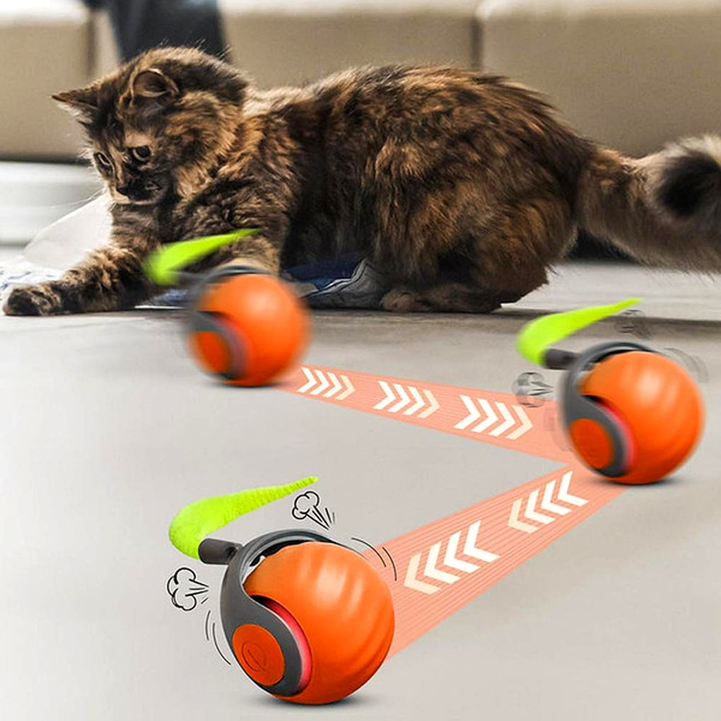 Jouet interactif pour chat – Sphère de jeu roulante et mobile
