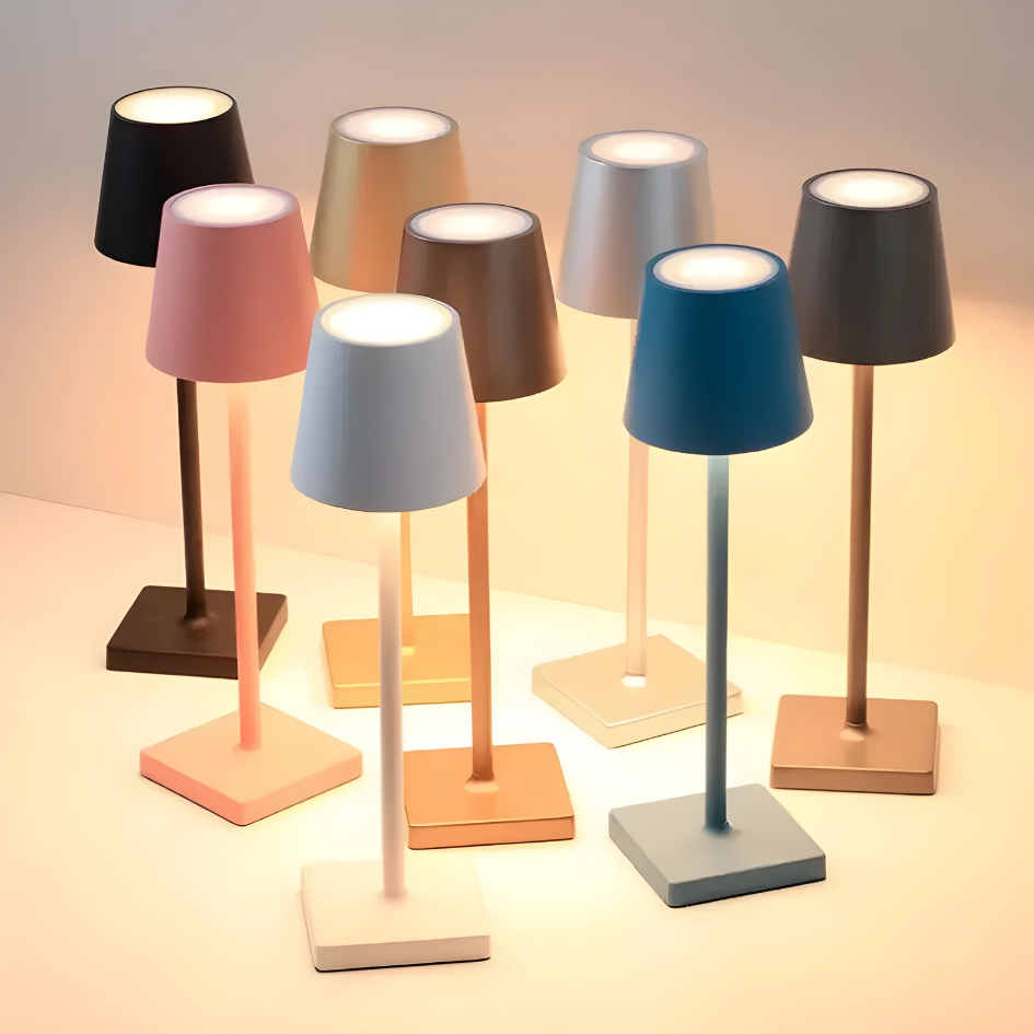 LumiFire - Lampe à Dimmable sans Fil pour Intérieur et Extérieur