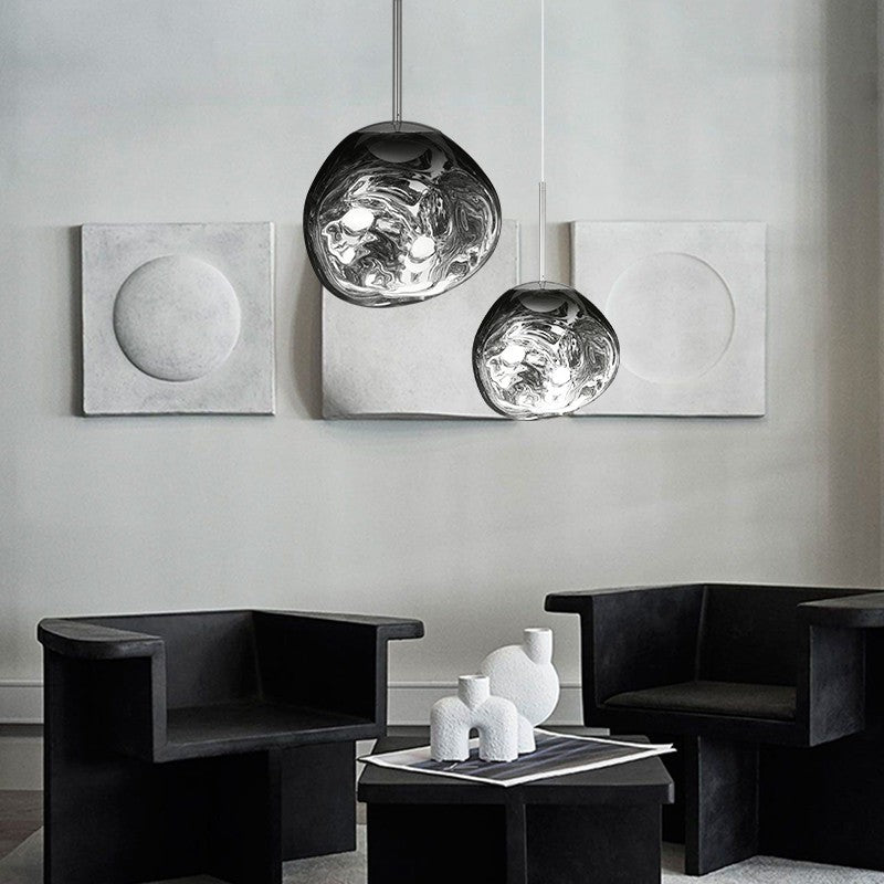 Lumière Fondante - Lampe Suspendue Designer Chic et Artistique