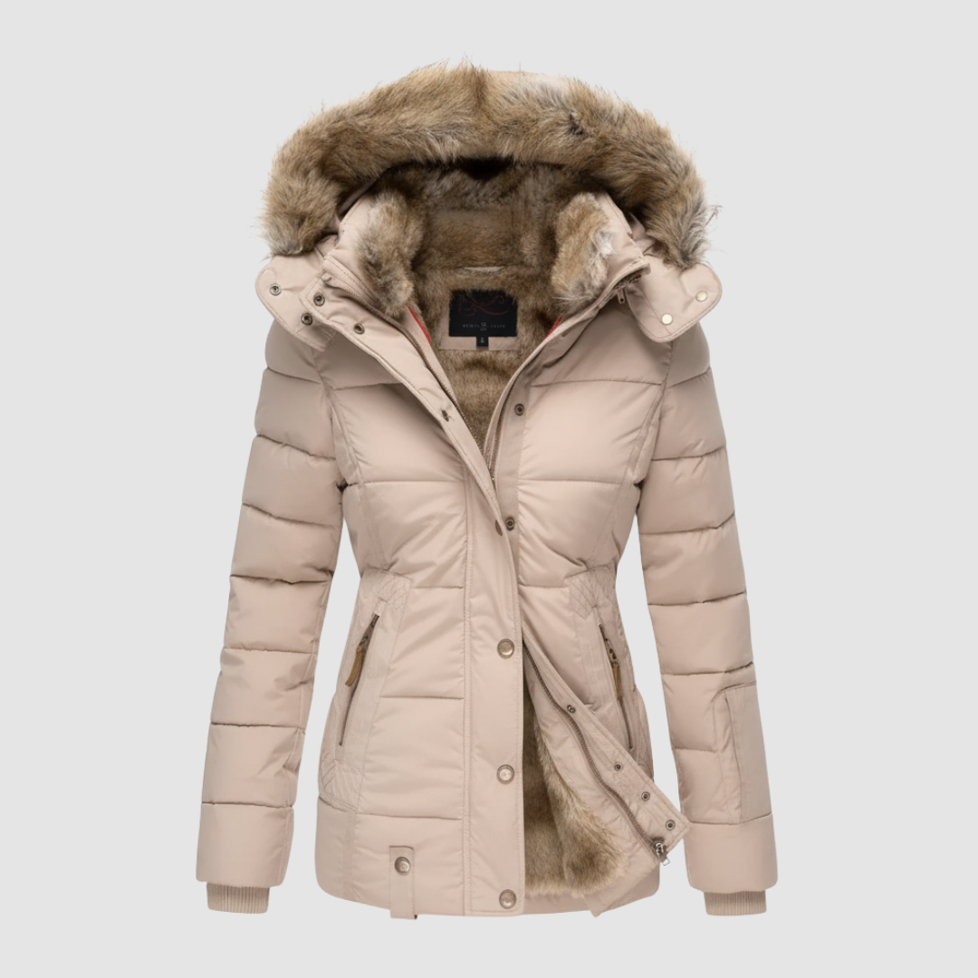 Veste Matelassée à Capuche pour Femme