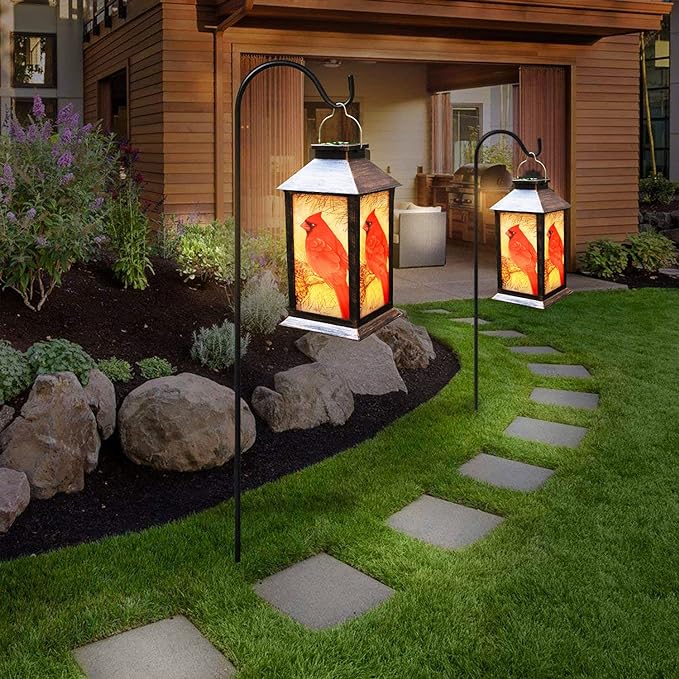 SoleilÉclat - Lanterne Solaire Étanche et Écologique pour Jardin Modern