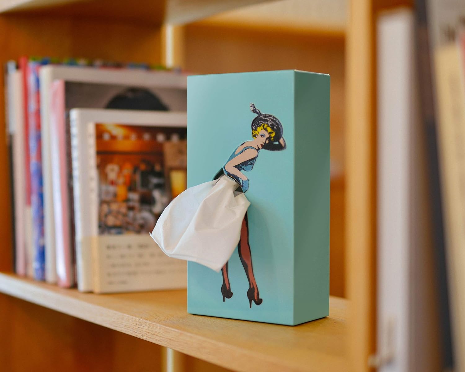 TissuChic - Distributeur de Mouchoirs Vintage avec Effet Flottant Amusant