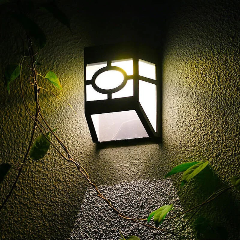 EcoBright - Applique Murale Solaire LED pour Éclairage Extérieur Pratique et Écologique