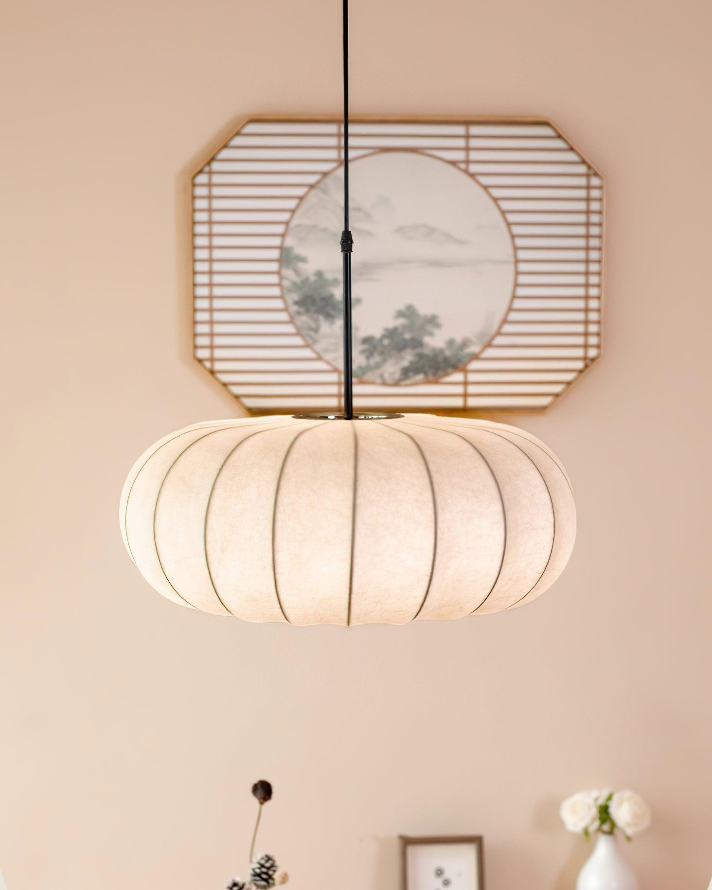 LumineuxDesign - Lampe Suspended Minimaliste en Bois Naturel