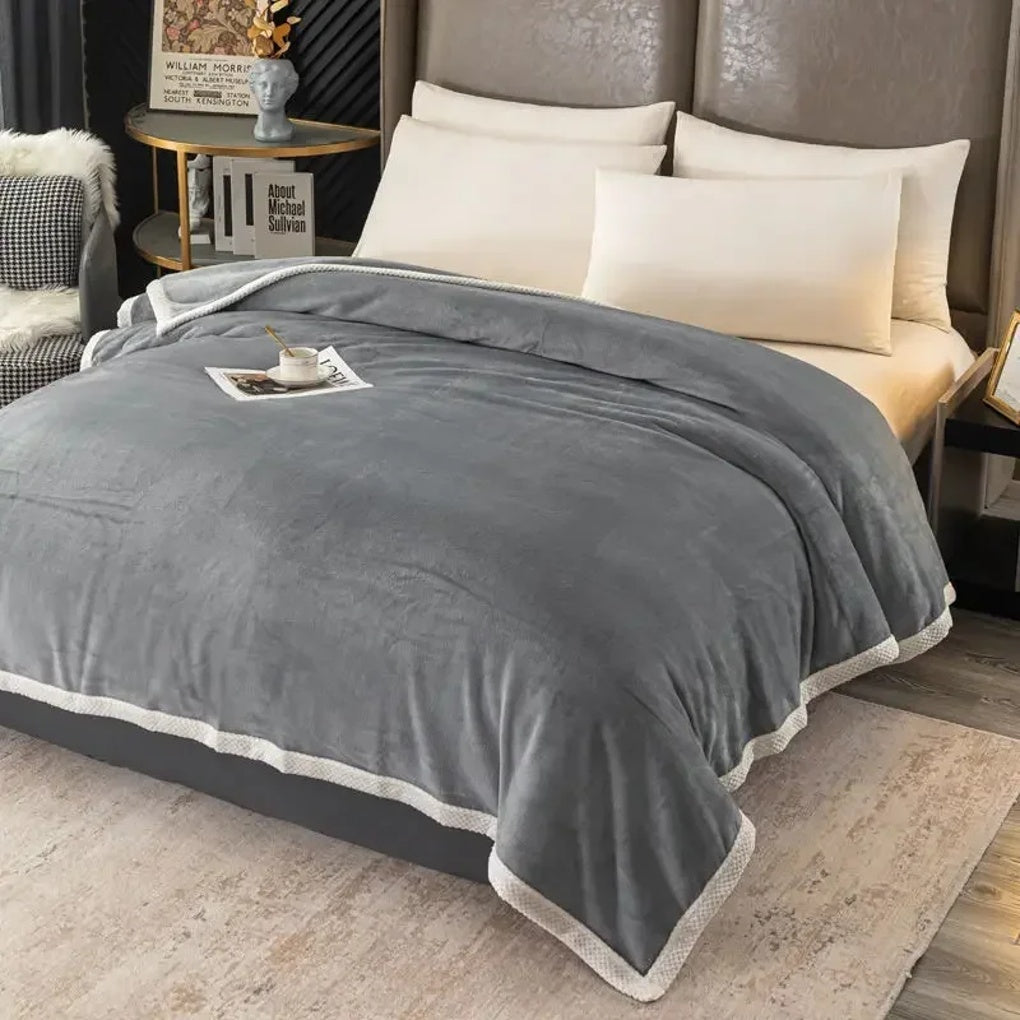 Couverture en Fleece Polyester Épaisse