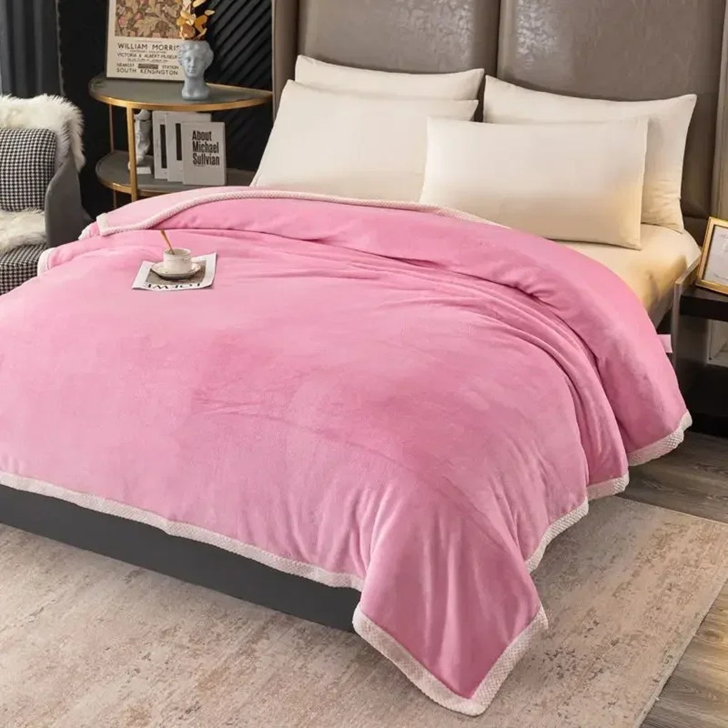Couverture en Fleece Polyester Épaisse