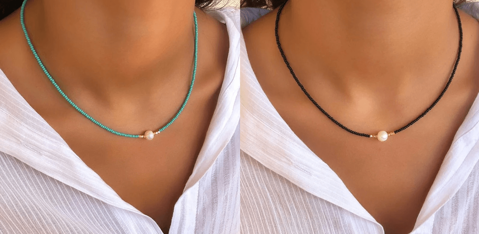 Pocket Pearl - Collier avec Perles Naturelles