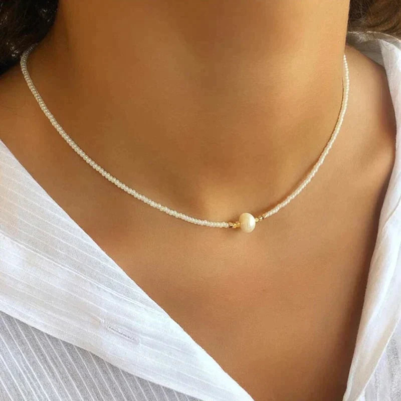 Pocket Pearl - Collier avec Perles Naturelles
