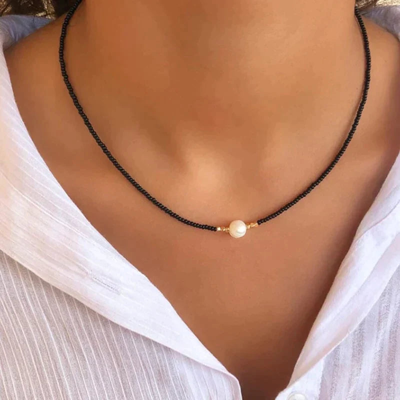 Pocket Pearl - Collier avec Perles Naturelles