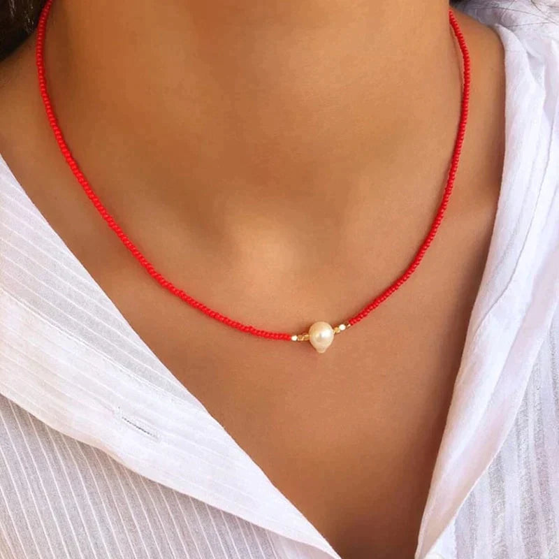 Pocket Pearl - Collier avec Perles Naturelles