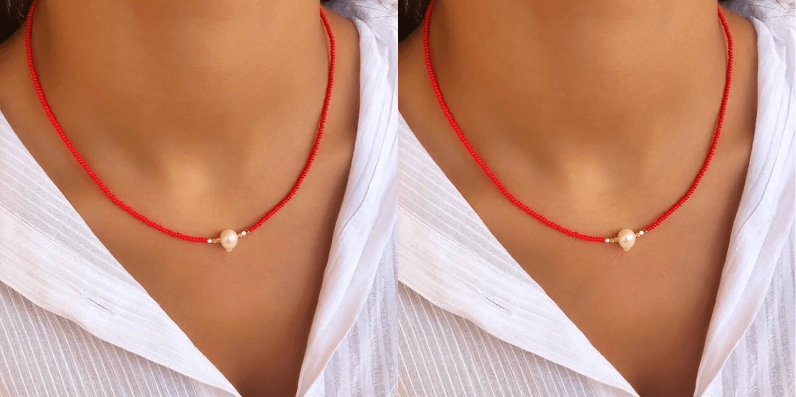Pocket Pearl - Collier avec Perles Naturelles