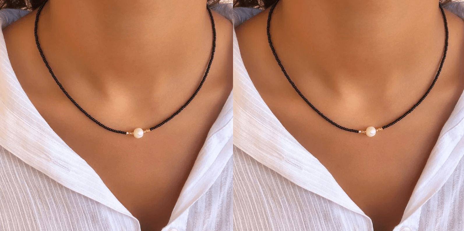 Pocket Pearl - Collier avec Perles Naturelles