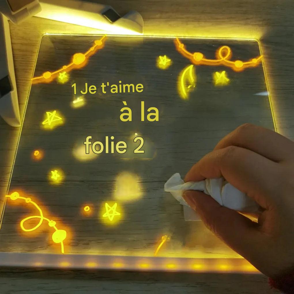 Planche à dessin LED pour enfants