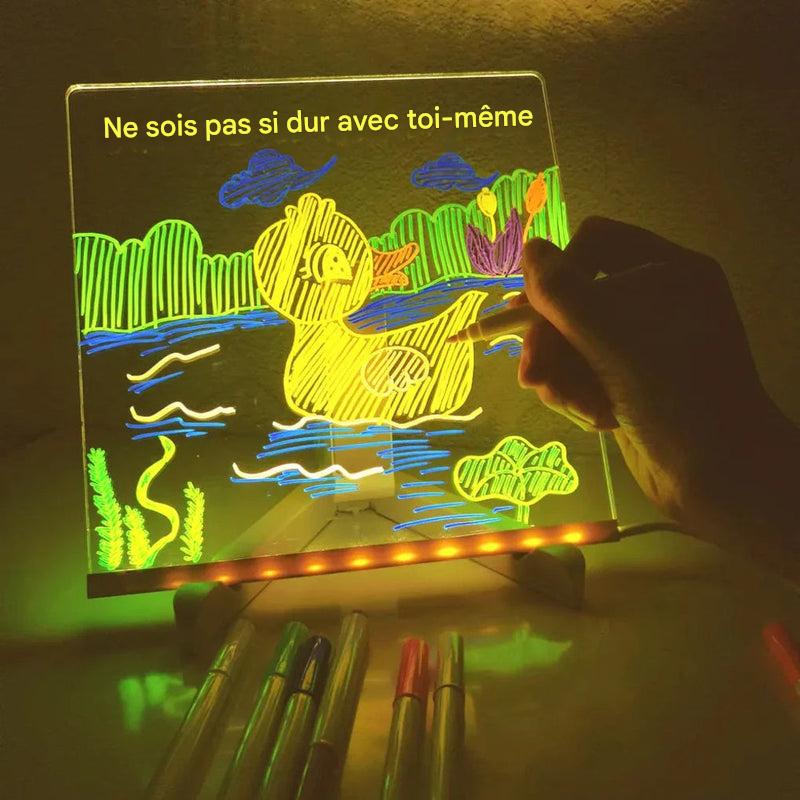 Planche à dessin LED pour enfants