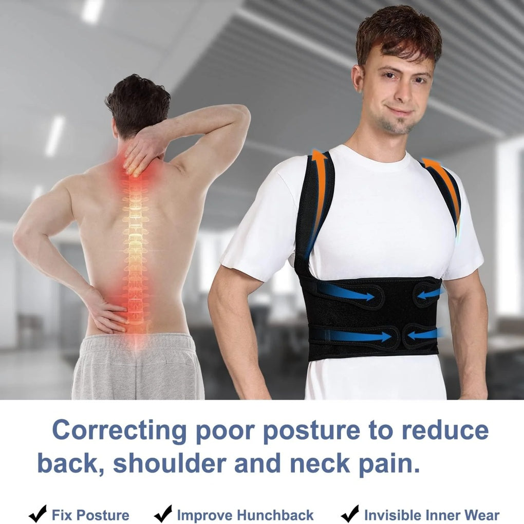 Ceinture lombaire ajustable – Soutien correcteur de posture